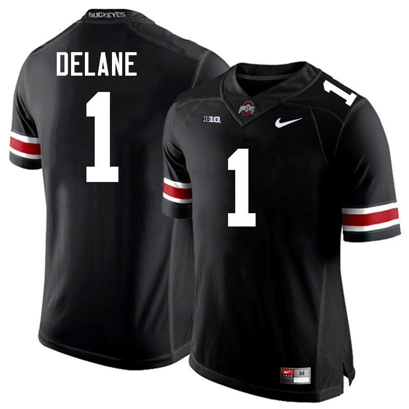 Faheem Delane Ohio State Buckeyes Jersey College Football Uniforms-Black